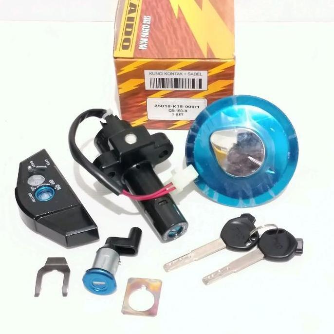 NEW Kunci kontak set assy+tutup tangki+jok+cover CB150R CB 150R LAMA MERK TOKAIDO