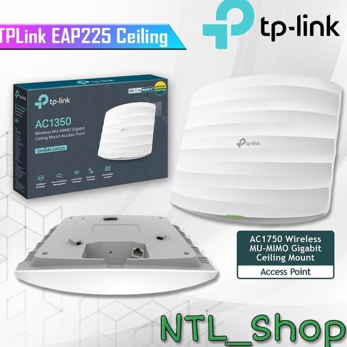 HARGA DISC - TPLink EAP225 AC1350 Wireless MU-MIMO Gigabit Ceiling-tp-link EAP225