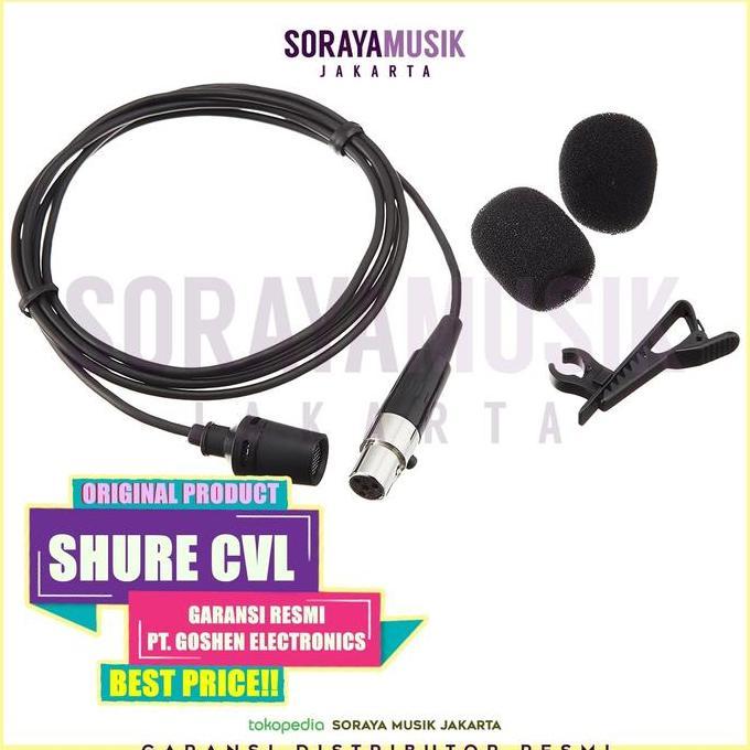 Shure CVL Centraverse Lavalier Condenser Microphone