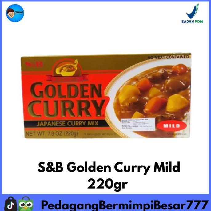 Sale [Pbb] S&B Golden Curry Mild 220Gr | Bumbu Kari Jepang Mild | Japanese Curry Sauce Mix | Kare Je