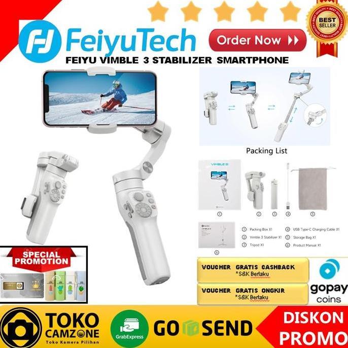 TERLARIS FEIYU VIMBLE 3 GIMBAL STABILIZER SMARTPHONE FEIYUTECH TECH