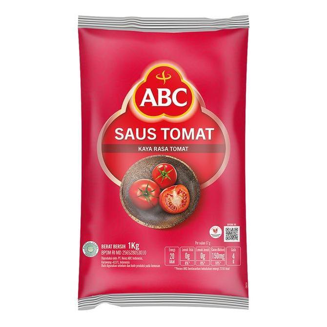 Grosir Abc Saus Tomat 1 Kg Multi Pack 6 Pcs
