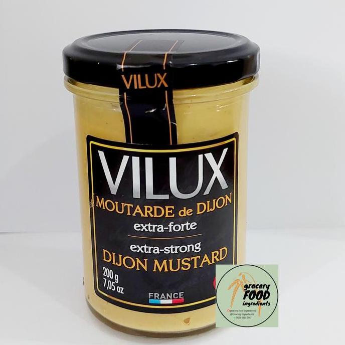 Murah Vilux Dijon Mustard Extra Strong 200Gram