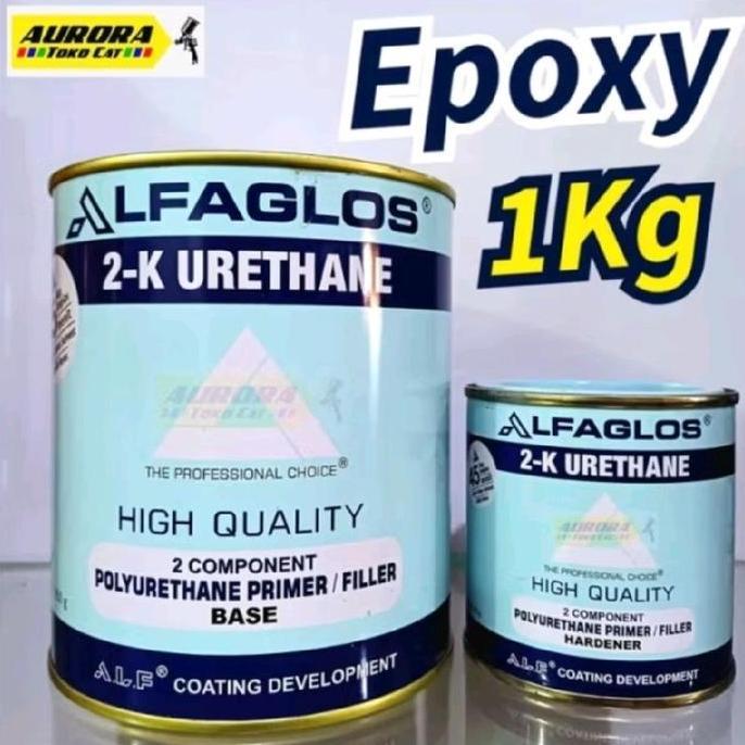 TERMURAH - ALFA Epoxy Primer/ Filler Surfacer PU 2K Fast Dry/ Cepat Kering Poxy Dasaran Cat - Kemasa