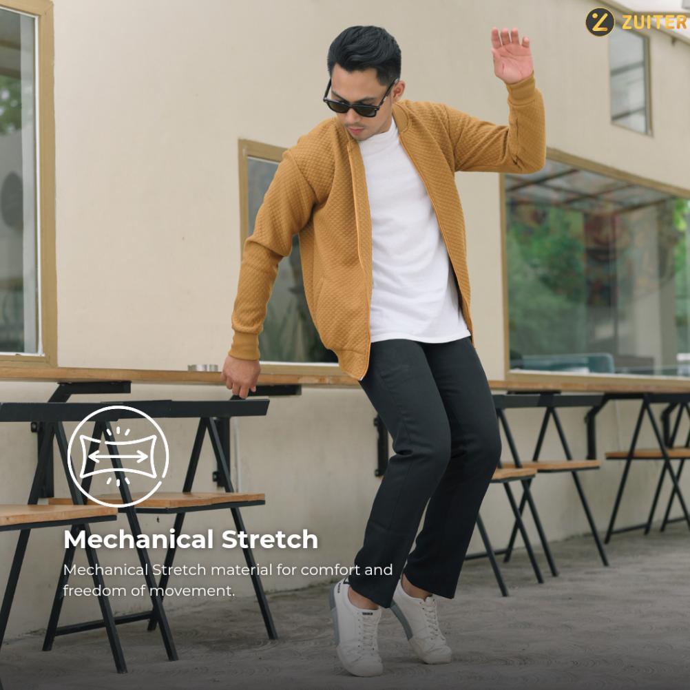 ZUITER - Basic Pants | Celana bahan slimfit formal kerja kantor dasar pria