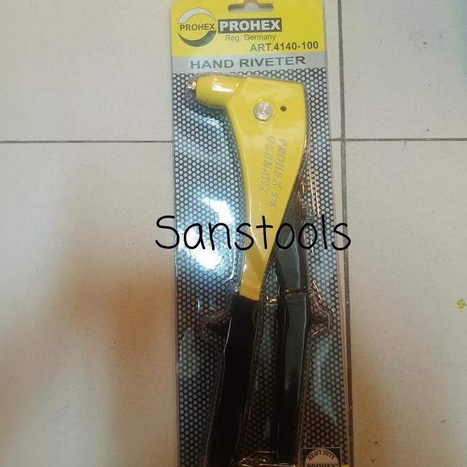 JINGEIZ Hand riveter / Tang rivet prohex 4140-100 reg germany stang paku