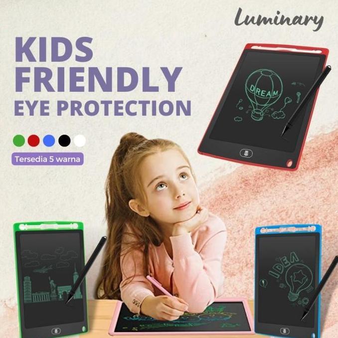 BAQDUNIS LCD Drawing 8.5" Papan tulis Tab untuk Anak Kecil Dewasa Menggambar