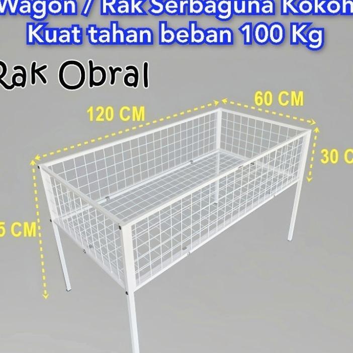 Keranjang Display / Keranjang Obral / Rak Obral / Wagon / Wagon Obral