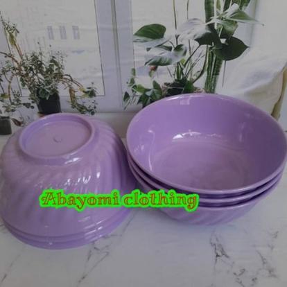 Paket 6Pcs Mangkok Melamin Ulir/ Mangkok Sayur Melamin/ Mangkok Sayur Melamin Serbaguna