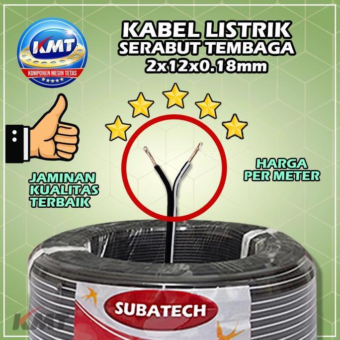 Kabel Listrik Ganda Serabut Per-Meter