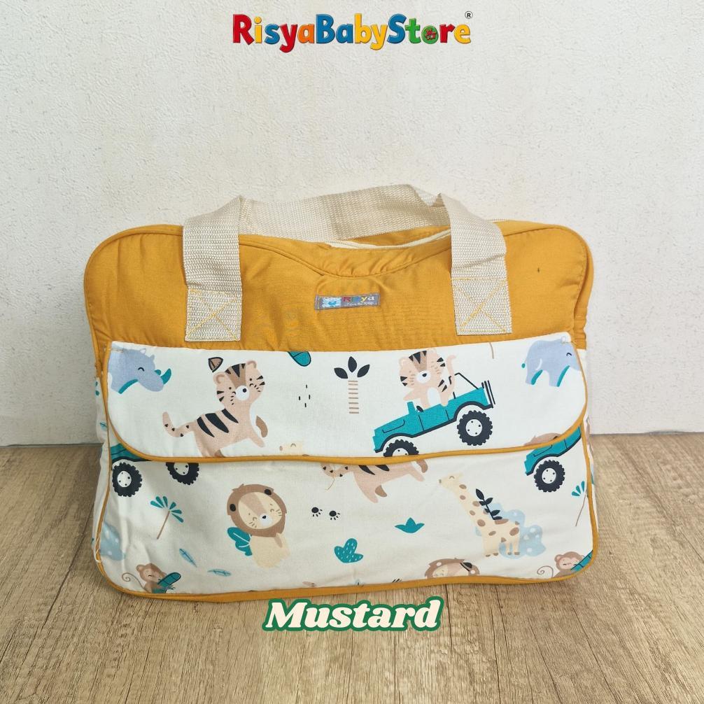 BESTPROMO Tas bayi ukuran besar Tas perlengkapan bayi baru lahir risyababystore