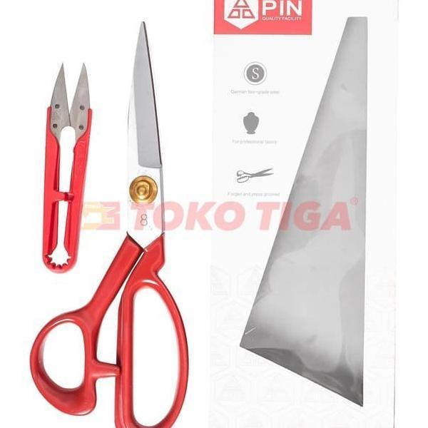 Gunting Potong Bahan Kain Tailor Brazil Quality 8" Inch (Pin-1084)