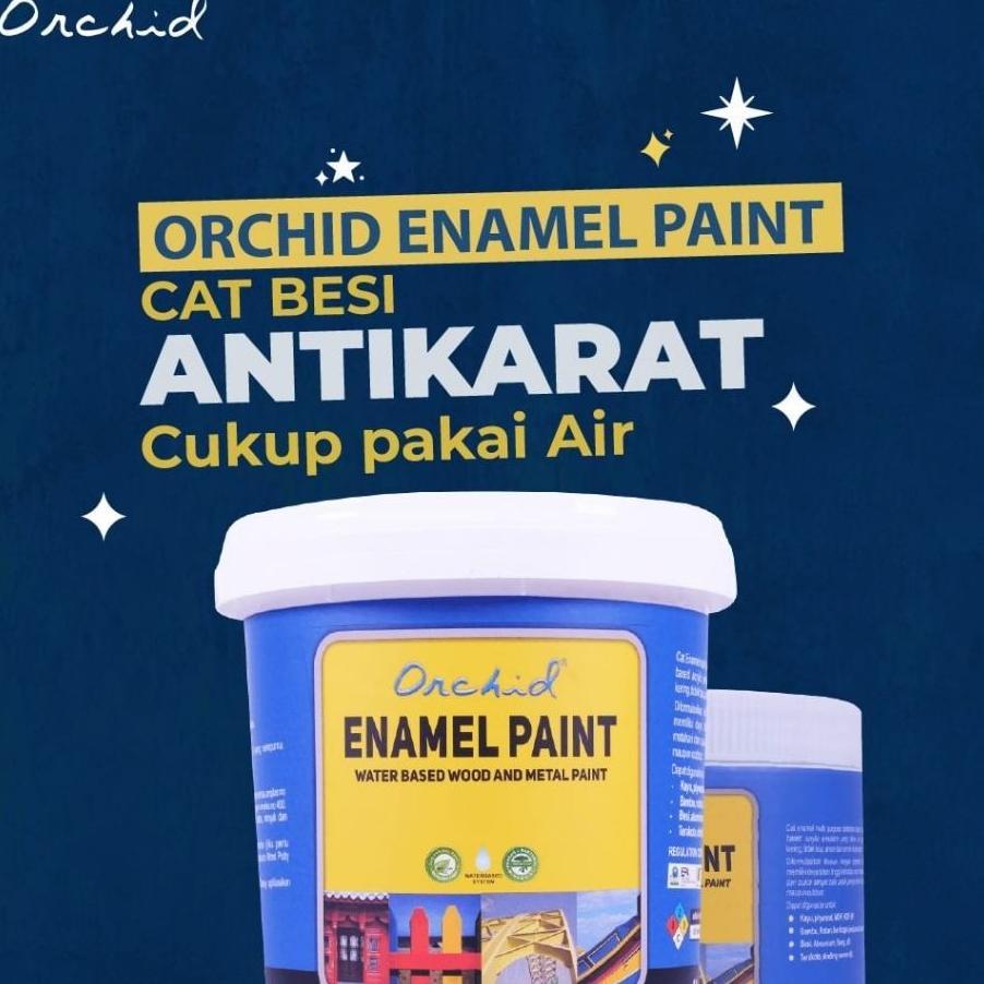 Cat Besi Dan Kayu Waterbased Solid - Orchid Enamel Paint