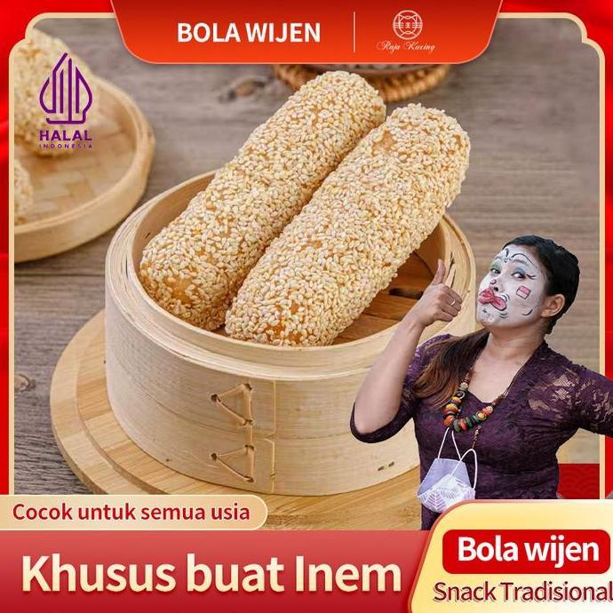 Bola wijen buatan tangan, camilan sehat pt, rasa lokal asli, renyah dan lezat, cocok untuk orang tua