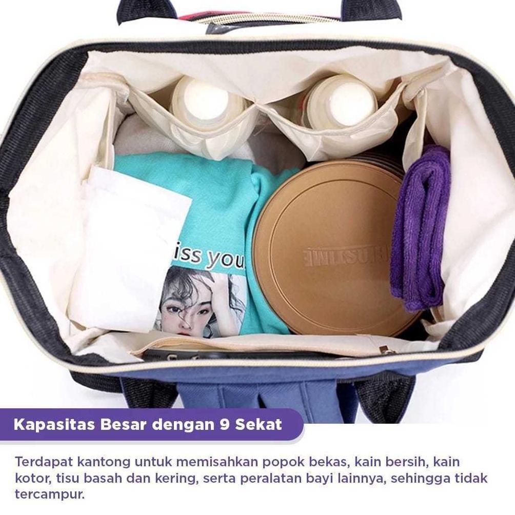 Terbaru Diaper Bag Anello Tas Bayi Multifungsi - Ready Manado