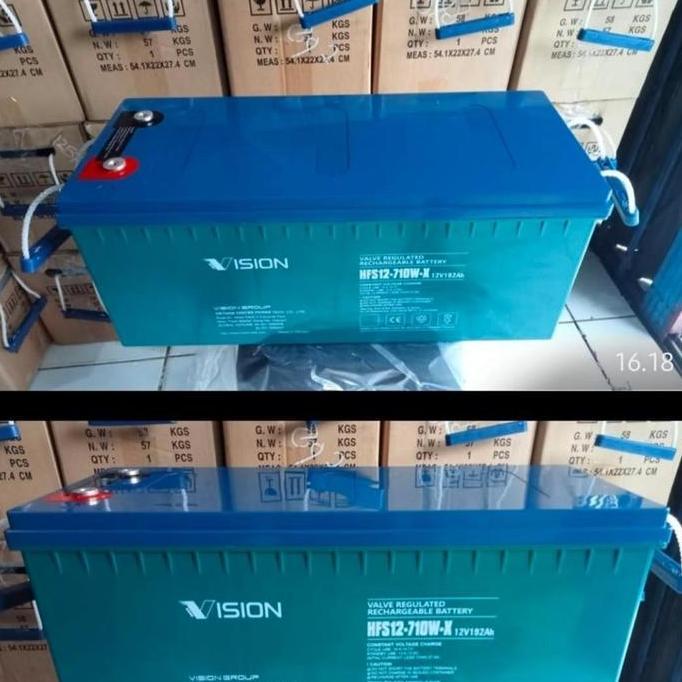 Aki UPS VISION HFS12-710W-X 12V 192Ah VRLA Industrial Battery High Rate Original