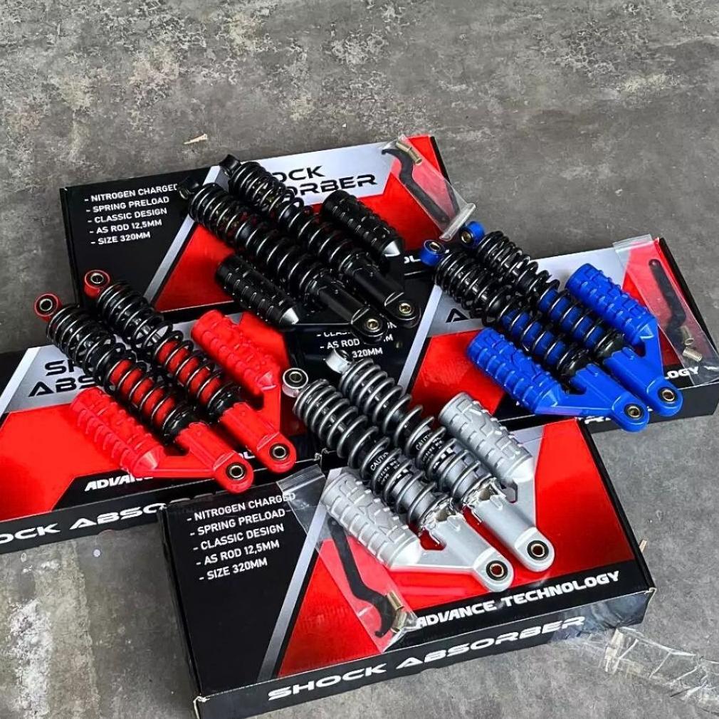 Shock Belakang KYB RZR 320mm Tabung Bawah Skok Kayaba RZR Detail Ori