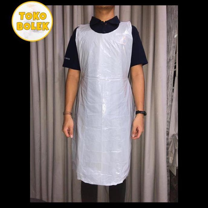 apron medis plastik disposable SM