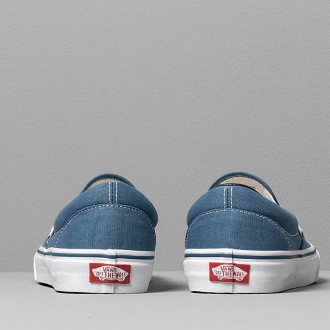 Vans slip on navy blue (Resmi PT NAVYA)