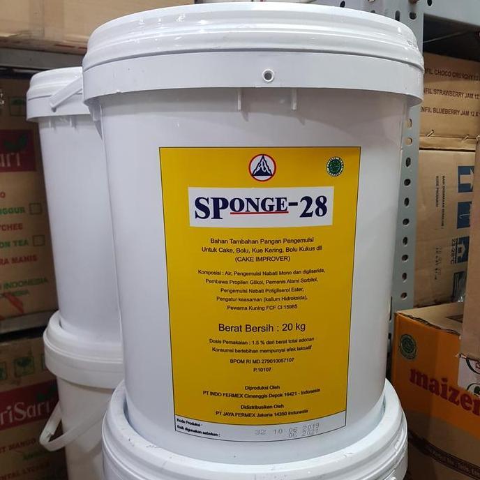 Ingredients- 1 Ember Sponge 28 / 1Pail Sp 28 20Kg