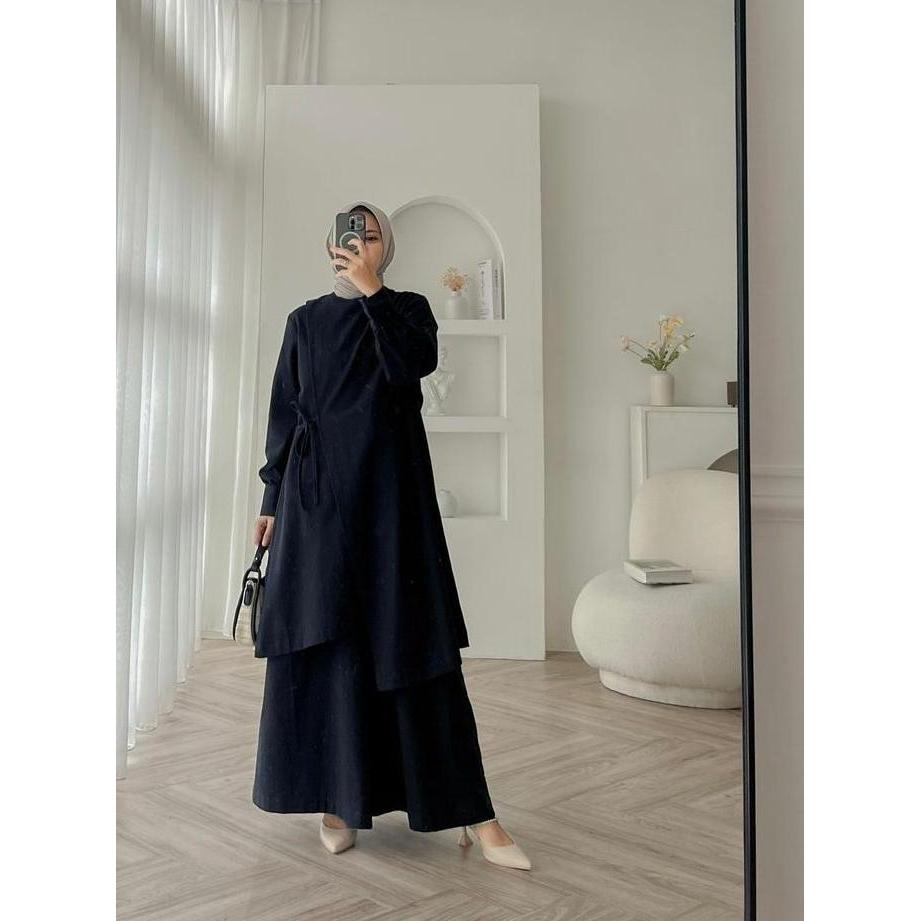 COTTONKY Samira Set | Set Linen | Wanita Muslim TS