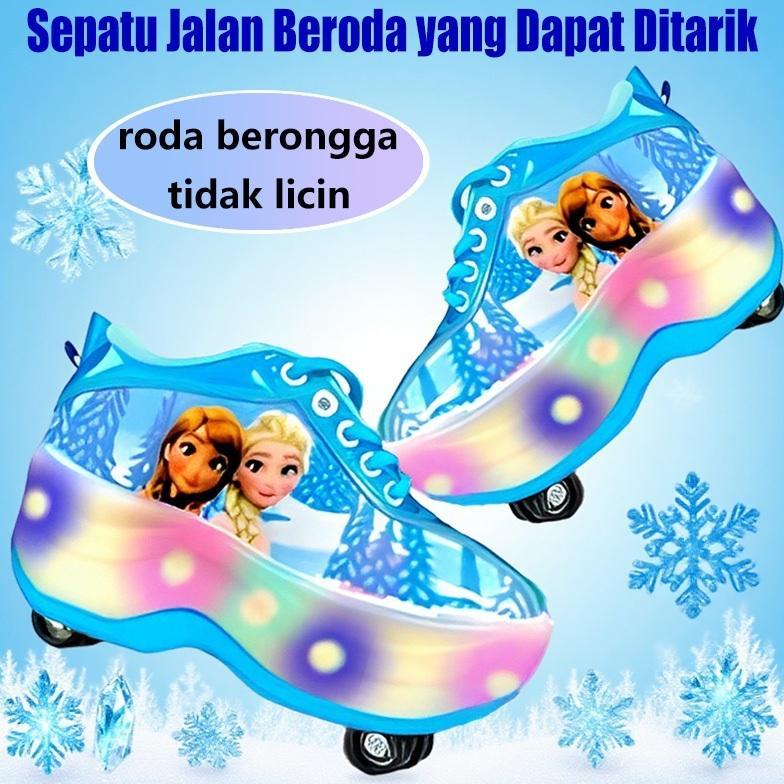 MATOUGUI Sepatu Roda Anak Perempuan-LED -4 Roda - Sepatu Roda Dewasa/sepatu roda anak laki laki