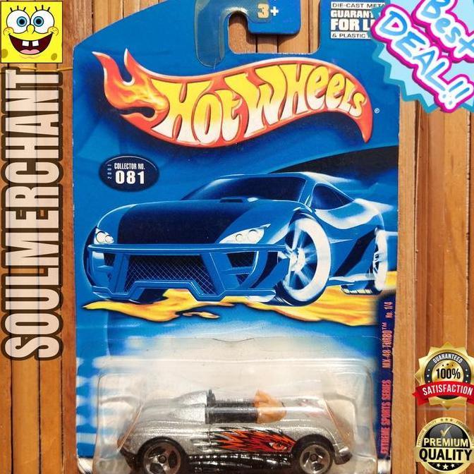 Hot Wheels MX-48 Turbo Silver Mobil Sport Ban Plastik Original New