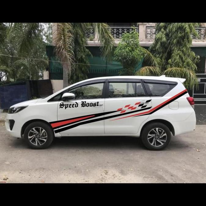 STIKER MOBIL STRIPING AKSESORIS MOBIL BRIO AVANZA SEMUA BISA CAR DISKON
