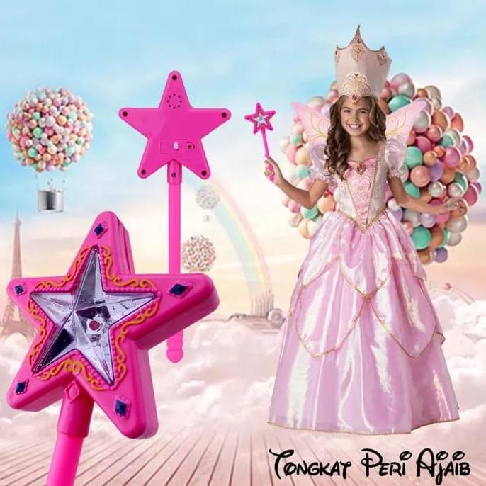 Mainan Tongkat Peri anak princess tongkat bintang