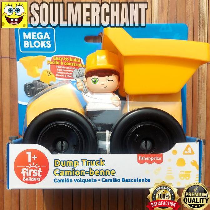 Mega Bloks Dump Truck Maxi Town Car Original Fisher Price New