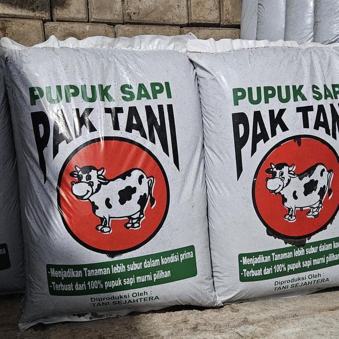 Huayuan- Media Tanam Organik Pak Tani / Kompos / Pupuk Sapi Kemasan Besar