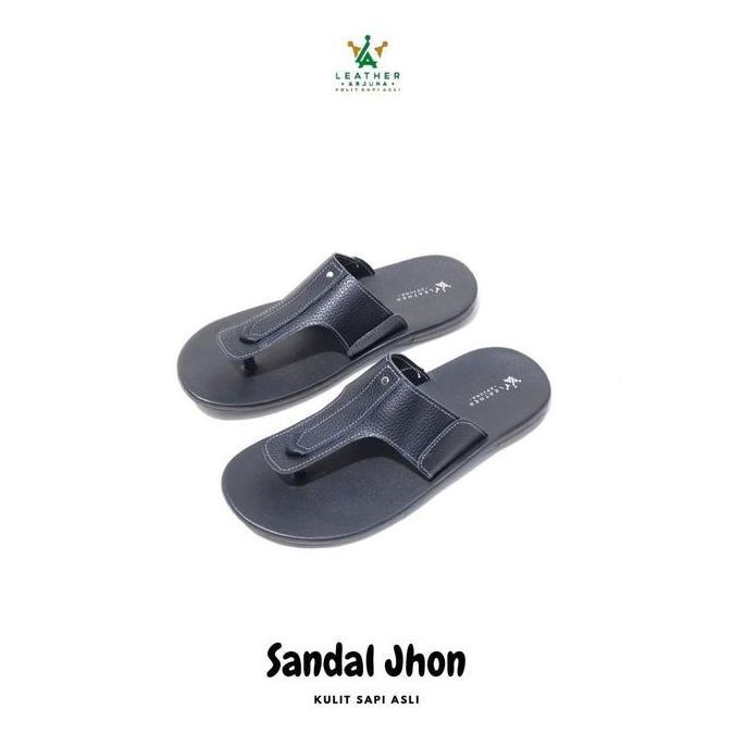 Sandal pria Leather Arjuna Sandal Jhon