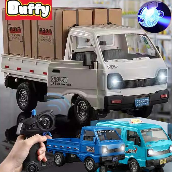 Mobil Remote Control D12 Cargo Truck RC Car Pickup Box Truk Suzuki Carry Pick up