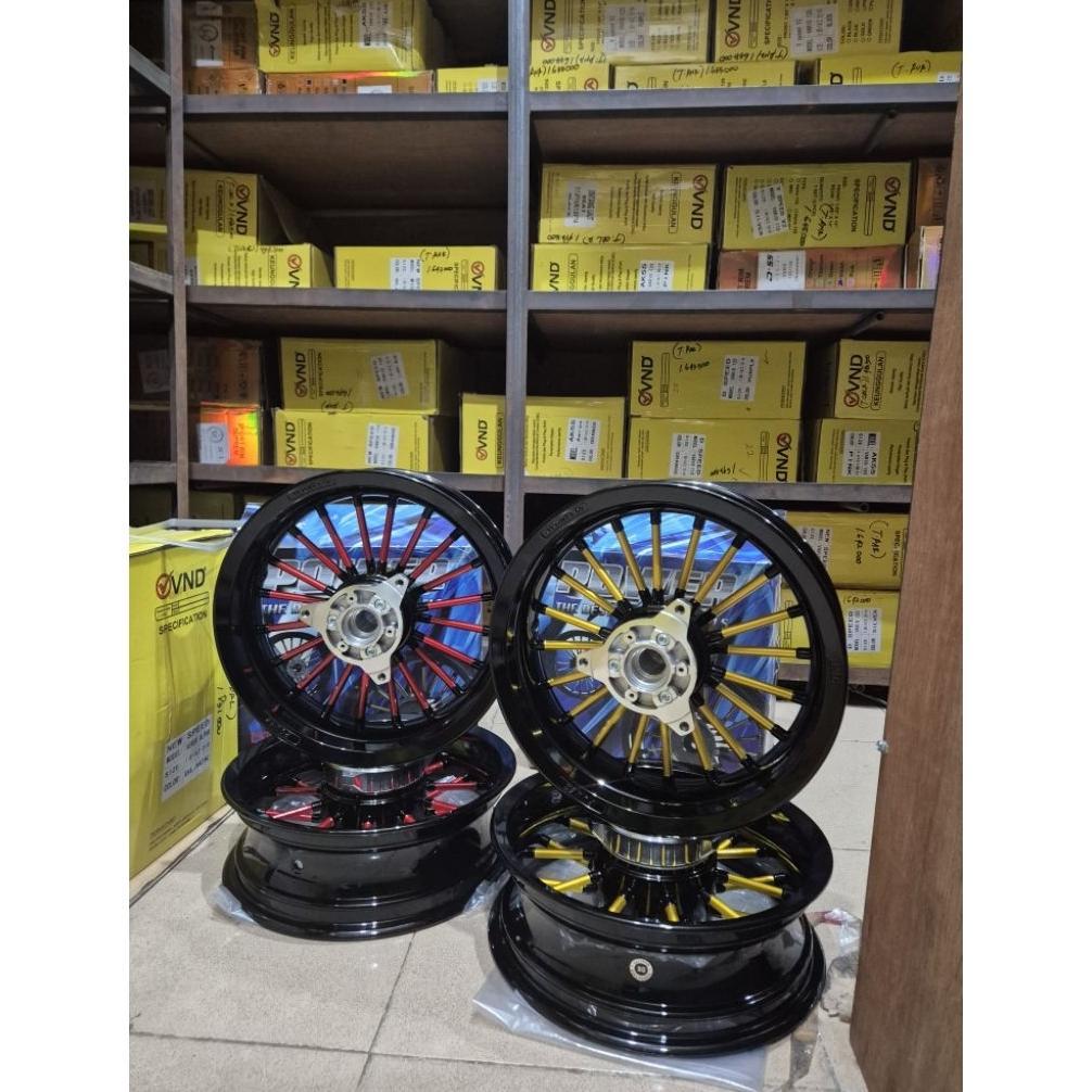 VELG POWER ANDONG NMAX VARIO RING 14 & 13 MODEL TAPAK LEBAR