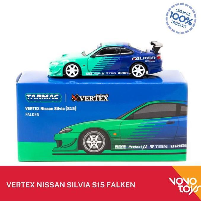 Tarmac Works 1/64 VERTEX Nissan Silvia S15 FALKEN Tarmac64
