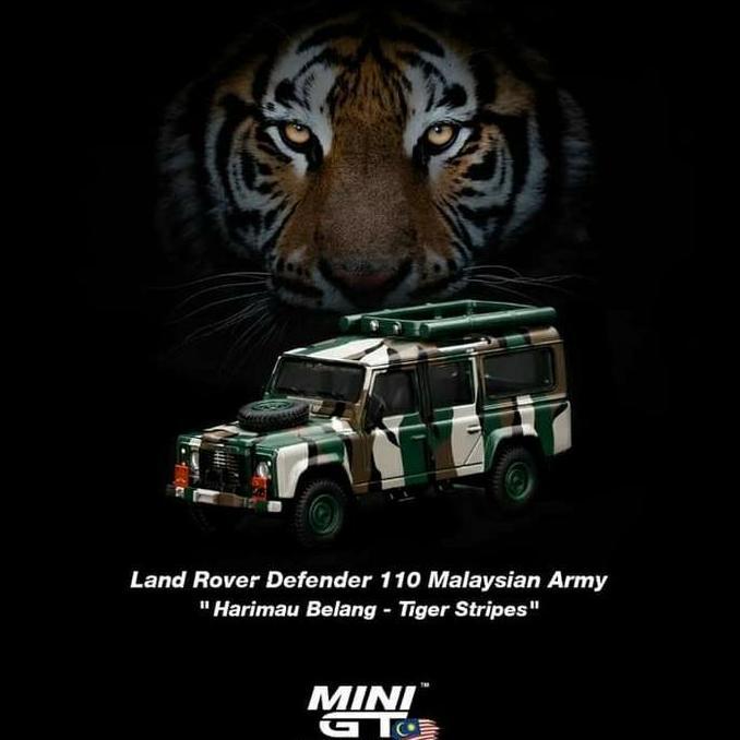 MINI GT 321 Land Rover Defender 110 Malaysian Army