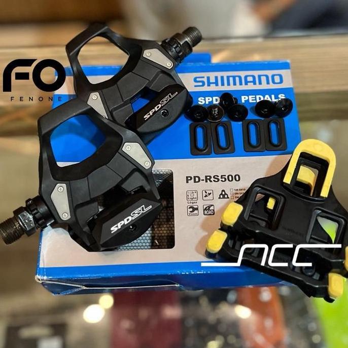 SHIMANO PEDAL PD-RS500 CLEAT RB ROAD BIKE SPD SL / SHIMANO PEDAL CLEAT ROAD BIKE PD RS500 / PEDAL CL