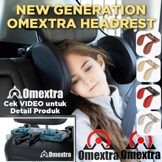 Bantal Omextra - Car Headrest Omextra - Car Sleep Headrest 3th Generation - Bantal Mobil Omextra