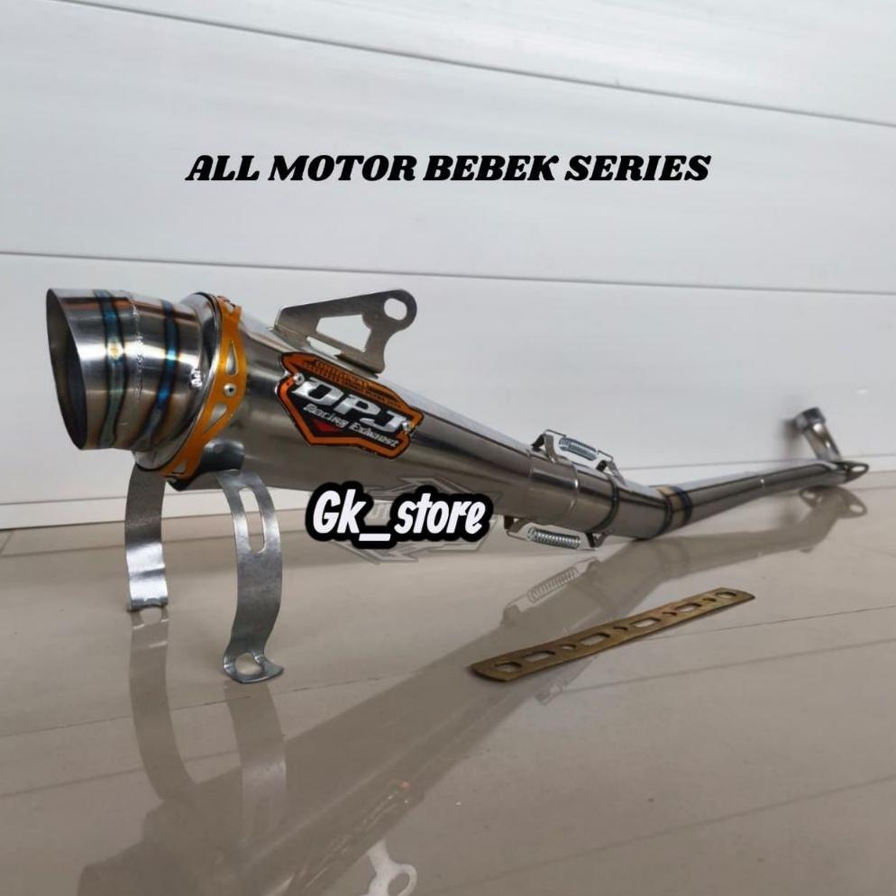 RAVELLEVAULT KNALPOT RACING DPJ FULL BASS JUPITER SMASH VEGA GRAND ABSOLUTE REVO LEGENDA HONDA C70 S