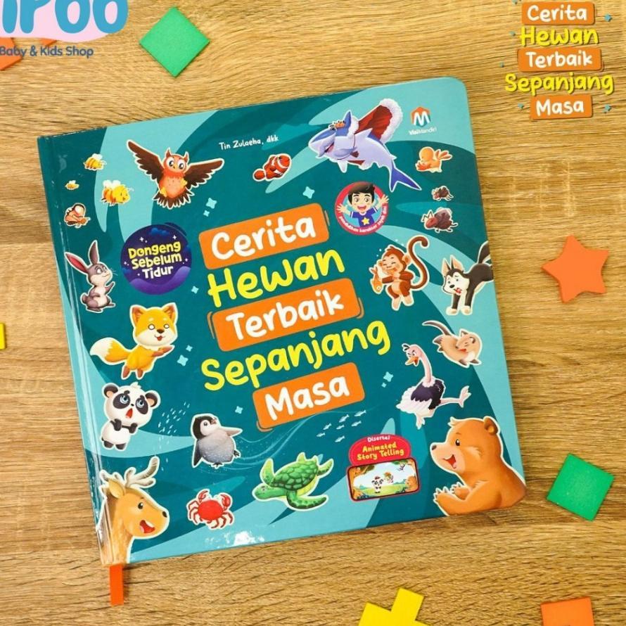 Ziyadbooks - Dongeng Sebelum Tidur : Cerita Hewan Terbaik Sepanjang Masa (Hardcover) - Buku Fabel - 