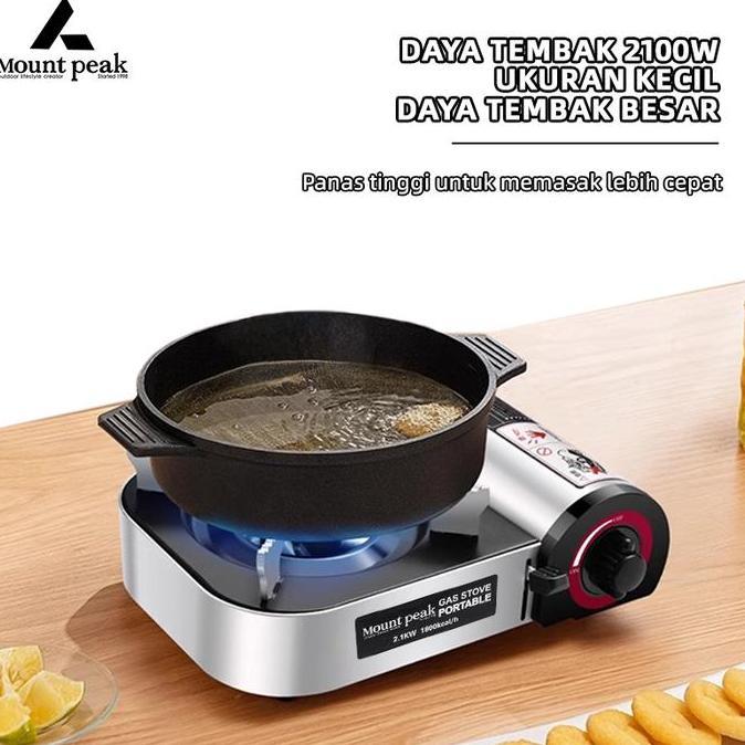 NEW MOUNTPEAK KOMPOR GAS PORTABLE  PORTABLE GAS COOKER  TABLETOP GAS STOVE CAMPING STOVE OUTDOOR COO