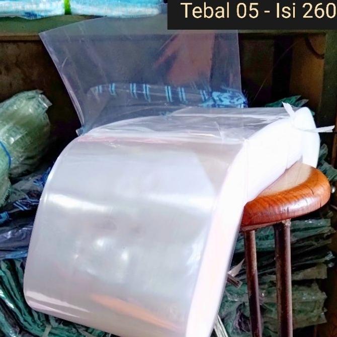 Plastik Pp Roll Lebar 15 Cm - Bening Tebal 05