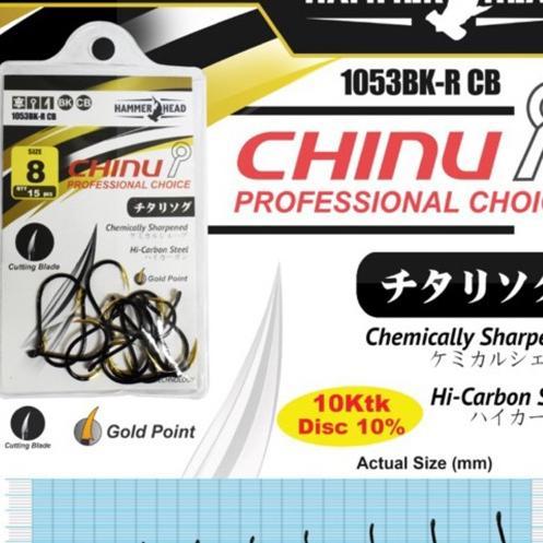 Mata Kail - Pancing Hammerhead Chinu Gold Point