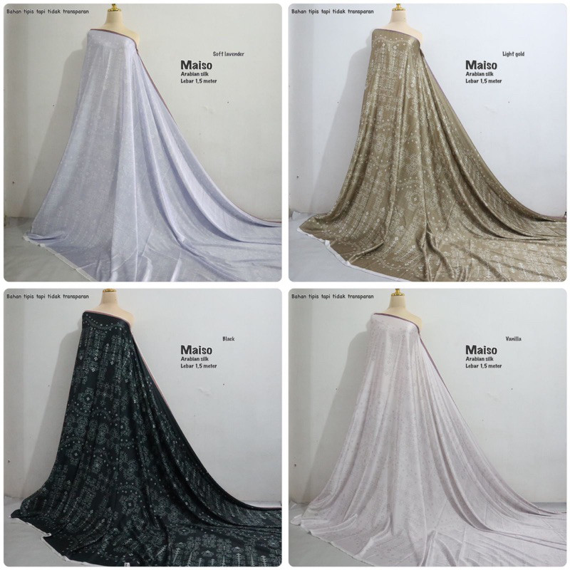 Kain Arabian Silk | Kain Armany Silk Import | Kain Mewah | Kain Original