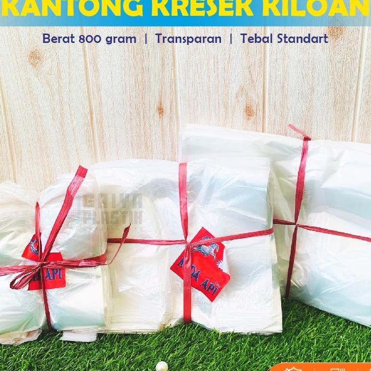[750Gr] Kantong Kresek Kiloan Bening | Kresek Los | Kresek Transparan | Kresek Kiloan