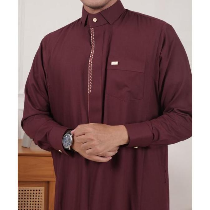 Qori Apparel Jubah / Gamis Uwais Al Qarni (Lengan Manset) UGD-2