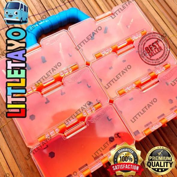 TAS. KOPER. HOT BOX. CARRY CASE HOTWHEELS - ORIGINAL MATTEL New