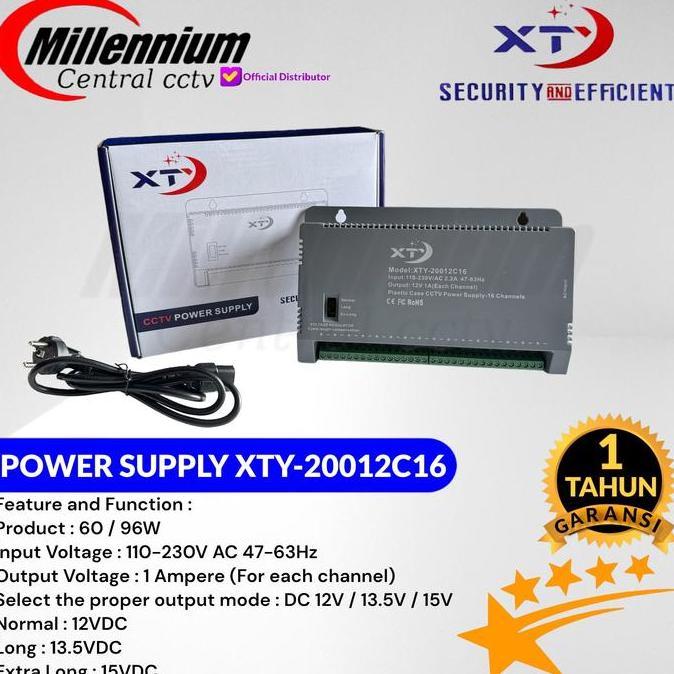 POWER SUPPLY CCTV 16 CHANNEL