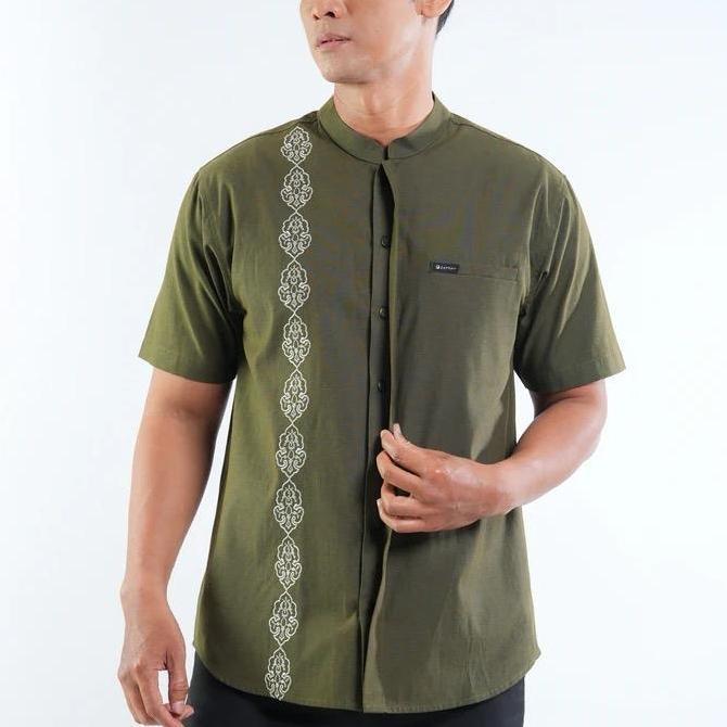 Koko Bordir Al Khawarizmi Zatta Men Baju Atasan Pria Katun