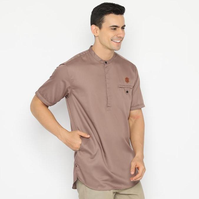 Eniqno Baju Koko Pria Lengan Pendek Toyobo Fodu Hazzafa Hijau Mint